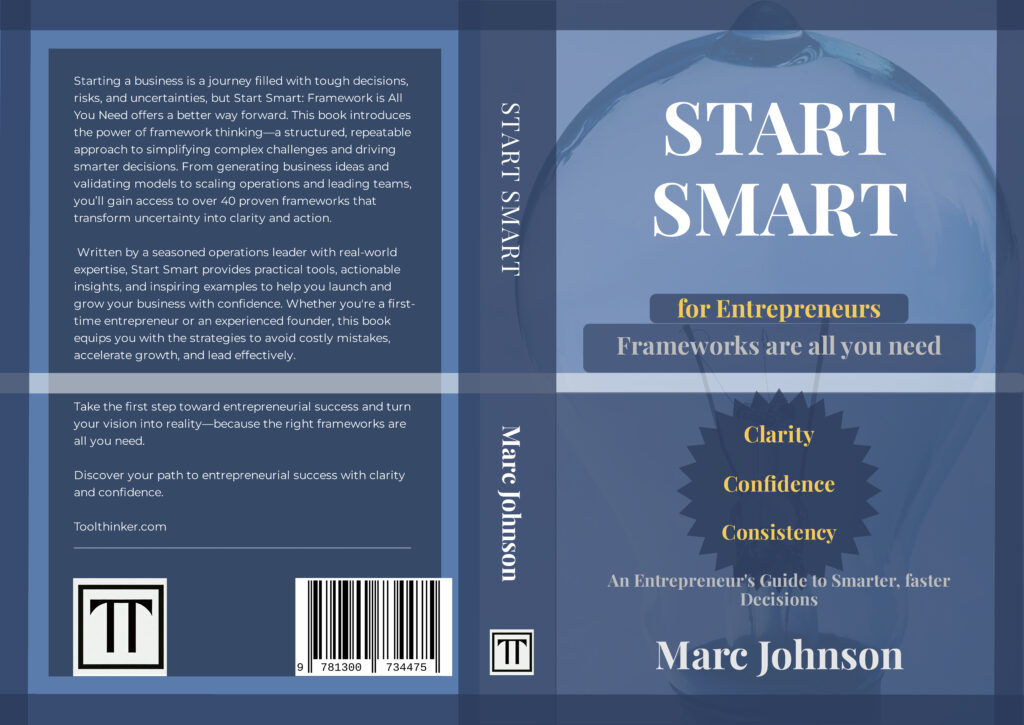 START SMART - for Entrepreneurs: Frameworks are all you need.